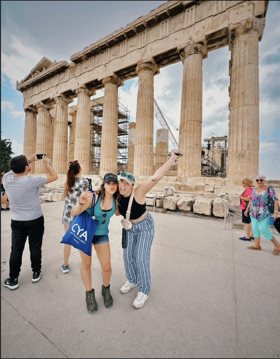 Anabelle Daugherty study abroad trip in Greece